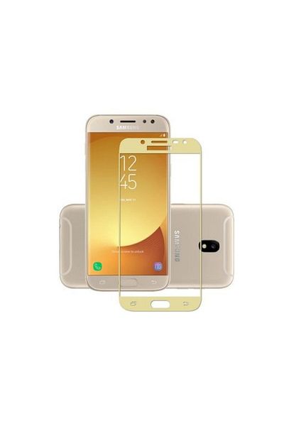 Gold Folie de protecție 3D integrală din sticlă pentru Samsung Galaxy J7 2017 - auriu