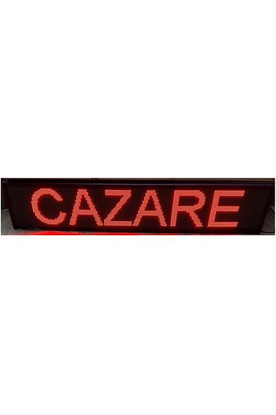 OEM Panou LED programabil pentru exterior/publicitate luminoasă 200x40cm ROȘU ideal pentru CAZARE