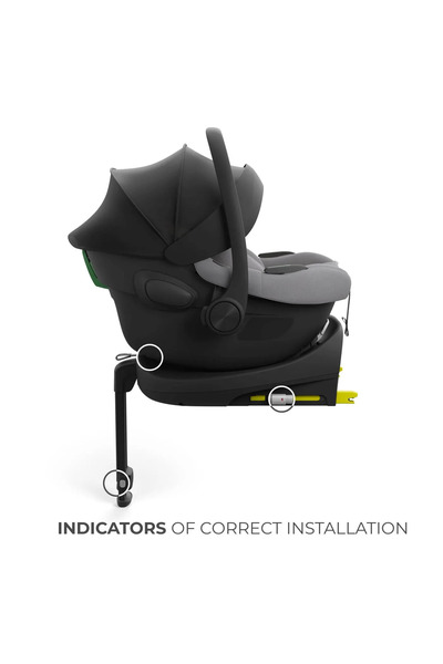 Kinderkraft KINDERKRAFT I-LITE CAR SEAT WITH ENDURA SAFE FX BASE GREY