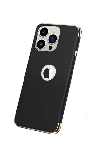 OEM Husă compatibilă cu Apple iPhone 14 PRO, Elegance Luxury 3in1 Neagră, MyS...