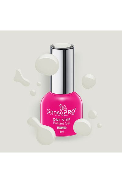 SensoPRO Milano Oja semipermanentă Brilliant într-un singur pas, 8 ml, Magic Stone #26