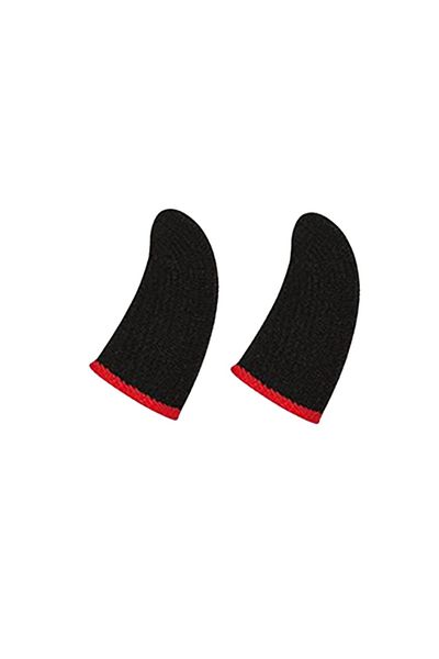 SKYDDAR INNOVATION SKDR HyperFlex FS1 Gaming Finger Sleeves, Professional, Phone and Tablet - Black Red