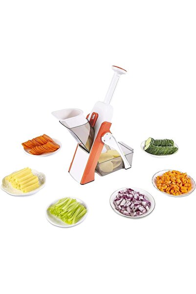 DLC 1pcs Multi Purpose Safe Mandoline Vegetable Slicer Adjustable Chopper Too...