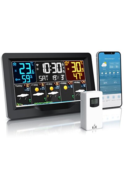 Brandson WiFi Hava İstasyonu, Dış Sensörlü, Tuya ve Smart Life Uyumlu