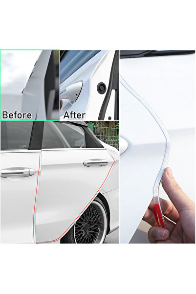 OEM Bandă transparentă anticoliziune pentru protecția ușilor auto, lungime 5 ...