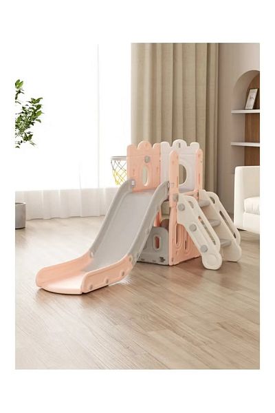FULLJOY L-shaped tower slide, single slide 145 + ball frame (unsealed)