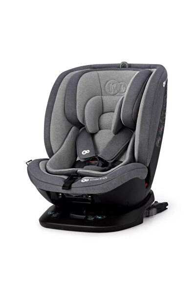 Kinderkraft Scaun auto Xpedıtıon rotativ la 360 de grade, gri, 0-36 kg