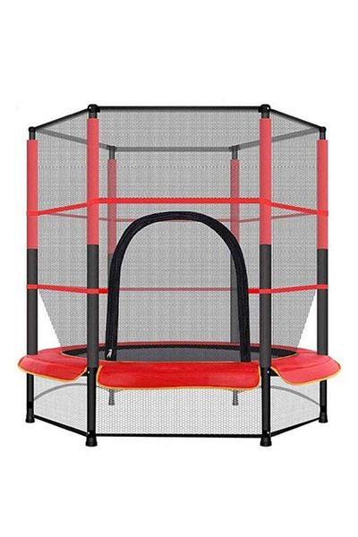 unbranded High Durability Indoor Trampoline with Safety Net - 5.5 Ft