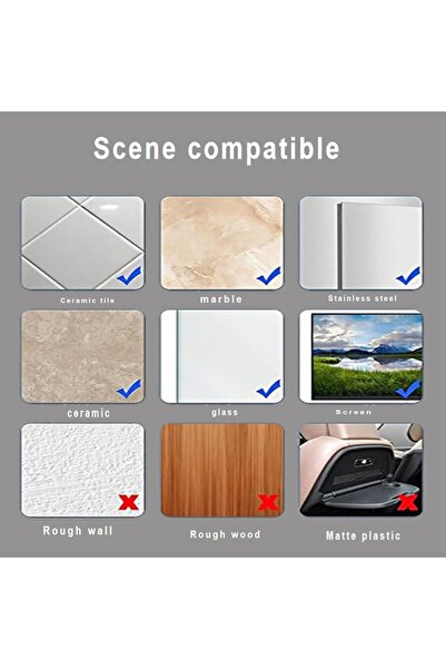 SKYDDAR INNOVATION Suport universal adeziv pentru telefon cu ventuză, silicon, 8x5.5cm, SKDR StickIt SO-PAD - Alb