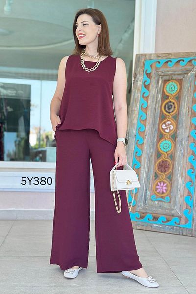 İnce Topuk Zero Sleeve Aerobin Fabric Suit 5Y380