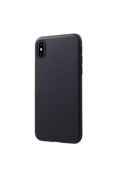 BLACK Carcasă de telefon pentru iPhone X, silicon, roșie, neagră