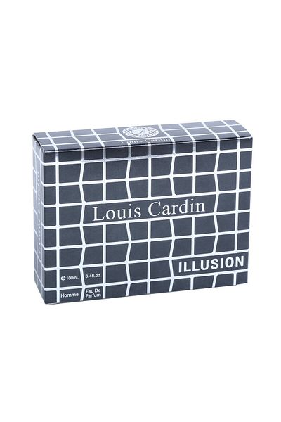 Louis Cardin Illusion Eau De Parfum For Men 100 ml – Long-lasting Fragrance, Bold Scent