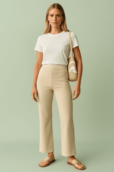 Re-clo Ava Pant, Sustainable Fabric, Wide Leg Pants