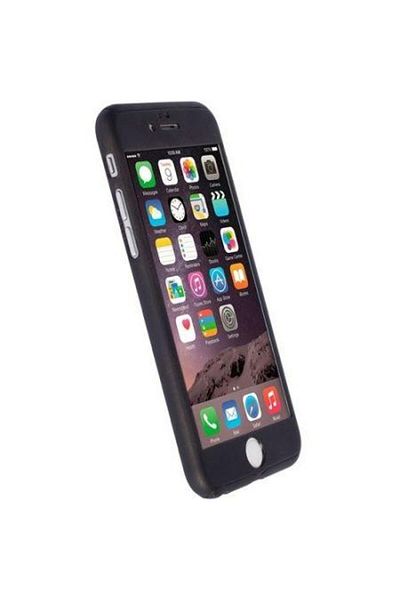 OEM Carcasă pentru iPhone 6S și iPhone 6, protecție 360 ​​de grade, neagră