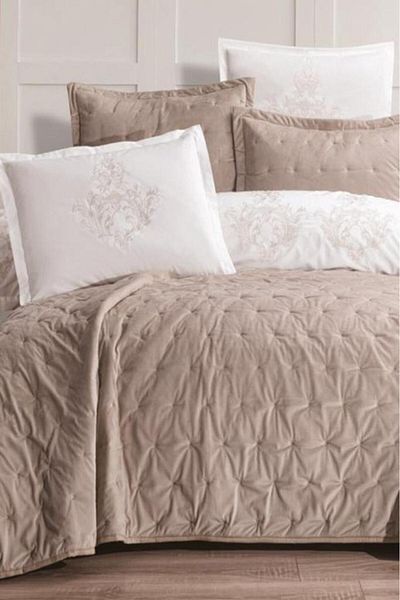 Çeyiz Diyarı Dowry Land La Donna 10 Piece Dowry Set Beige