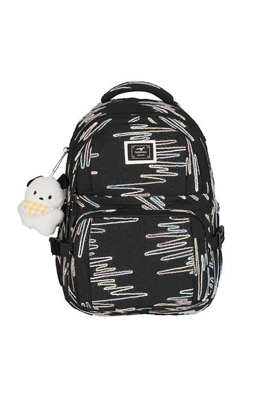 Relaxion Imported Black Triple Set Children's Primary School Bag 1430