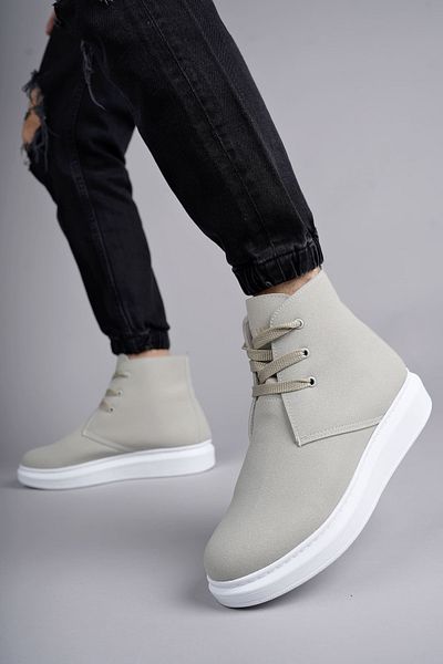 EBRUS TREND Et207 Oslo Lace-Up Suede Men's Casual Sports Boots Bt - Gray