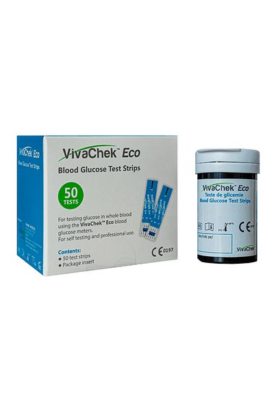 VIVACHEK 50 Teste Pentru Masurarea Glicemiei VivaChek