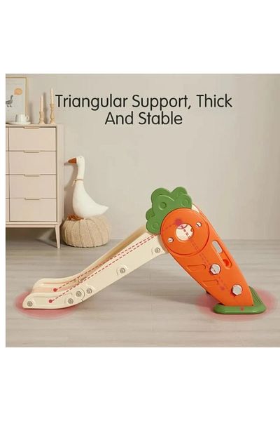 FULLJOY Foldable carrot slide with mounting base 133X49X65 cm