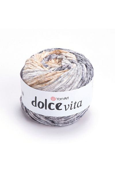 Yarnart Dolce Vita - Knitting Yarn Ebruli-3412