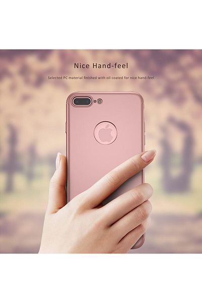 Rose Carcasă Apple iPhone 8 iPaky auriu-roz cu protecție de ecran gratuită