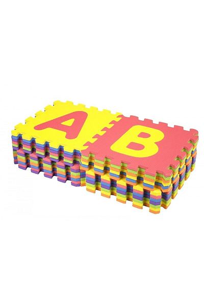 OEM Covoraș puzzle din spumă MalPlay, 10 piese cu litere, 29 x 29 cm