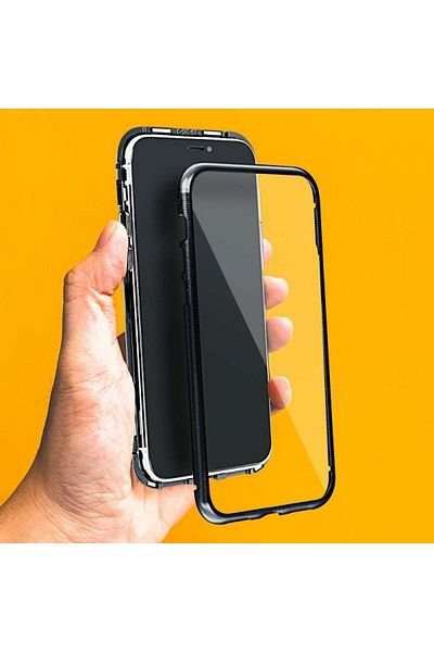 BLACK Carcasă magneto Forcell 360 cu acoperire completă pentru Samsung Galaxy Note 10 și protector de ecran, neagră