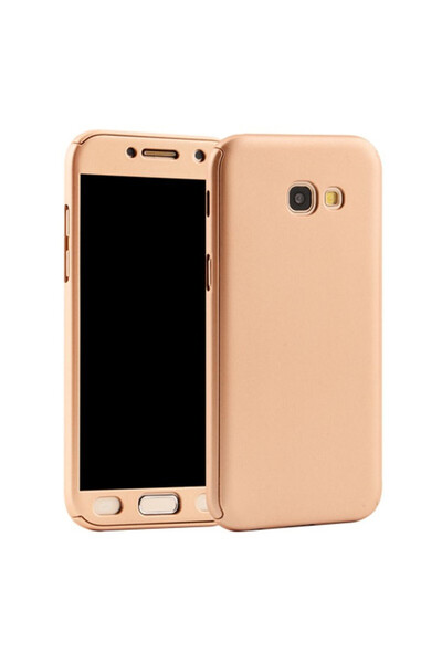Gold Husă Full Cover 360° (față + spate + folie de sticlă) pentru Samsung Gal...