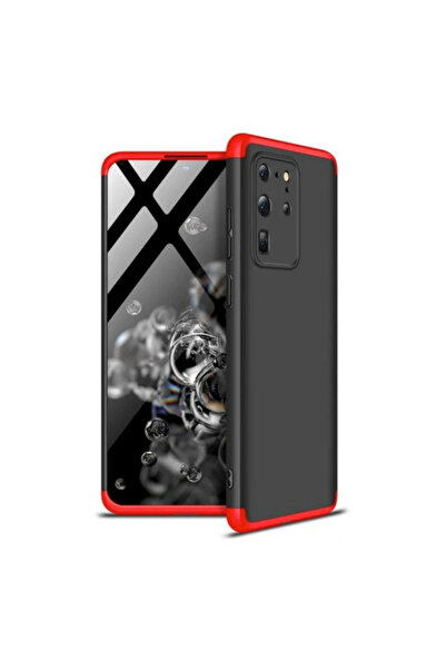 BLACK Θήκη Shield 360 για Samsung S20 Ultra Μαύρο/Κόκκινο