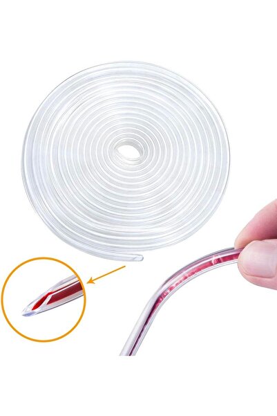 OEM Bandă de protecție pentru ușă, Cauciuc/Plastic, 5 m, Transparentă