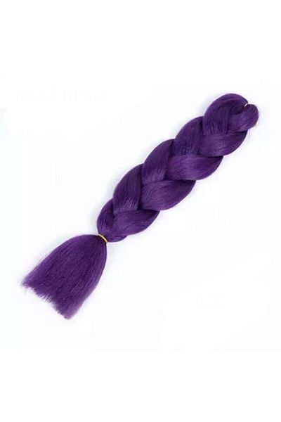 WNY Synthetic Colored Hair Extensions for Braids Ombre - Violet 105g 63cm