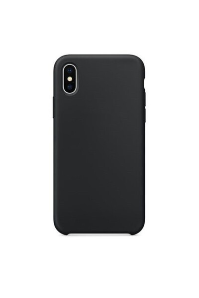 BLACK Θήκη Apple iPhone X GloMax, ανθεκτική σε κραδασμούς, από σιλικόνη, μαύρη