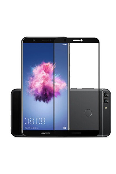 BLACK Folie de sticlă pentru Huawei P Smart 2018, MyStyle 9D FULL GLUE NEGRU