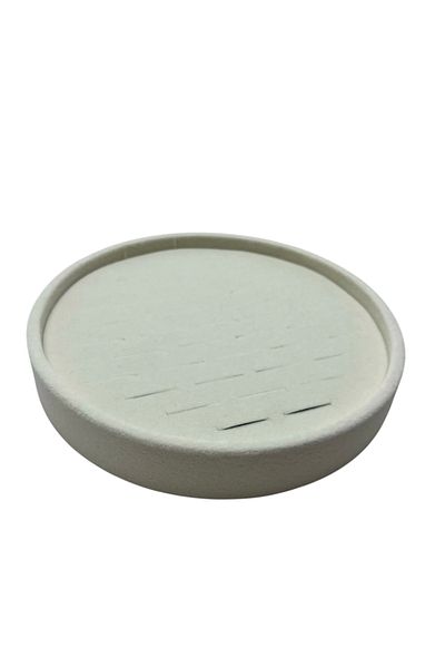 MeGass Dekor Cylinder Model Suede Fabric 20/20 cm Ring Table