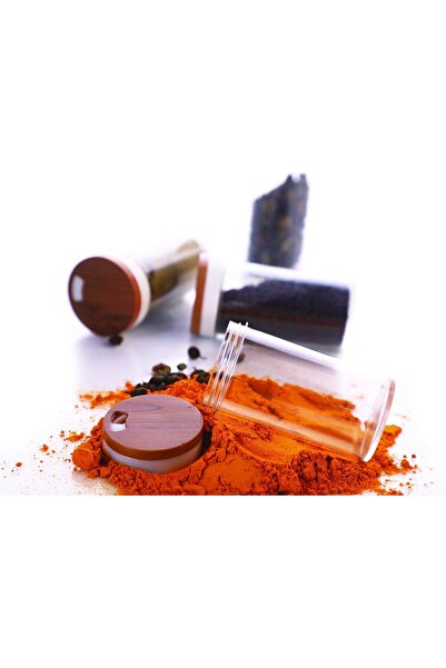 Generic Kitchen Spice Organizer, 12-Piece Plastic Masala Container Set, Modern Spice Rack