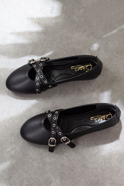 Adım Adım Women's Cross Belted Ballerinas
