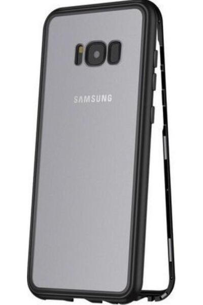 BLACK Husă de protecție pentru Samsung Galaxy S9 Plus, Negru-Transparent