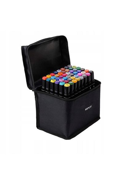OEM Set of 48 alcohol markers, iLogic, Multicolor