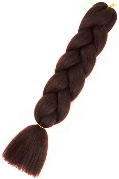 WNY Synthetic Hair Extension for Braiding, A37, Light Brown, 60cm, 100g