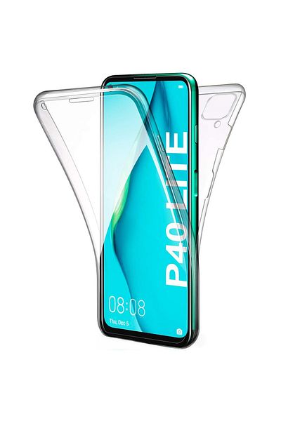 OEM Carcasă completă TPU 360° (față + spate) pentru Huawei P40 Lite, Transparentă