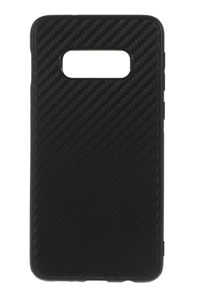 BLACK Husă pentru Samsung Galaxy S10, MyStyle Perfect Fit cu inserții din car...