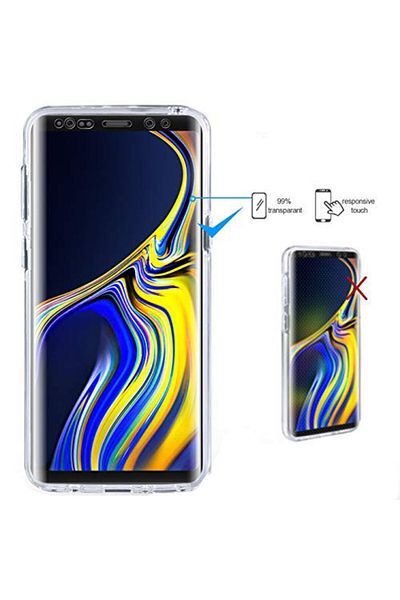 OEM Carcasă de protecție 360° pentru Samsung Galaxy Note 9, complet PC și sticlă (TPU + plastic)