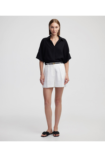 İpekyol Burgulu gömlek yaka bluz