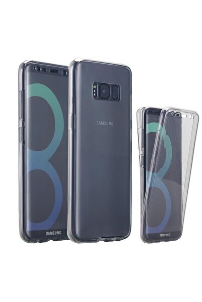OEM Пълен TPU 360° калъф (отпред + отзад) за Samsung Galaxy S8 Plus, прозраче...