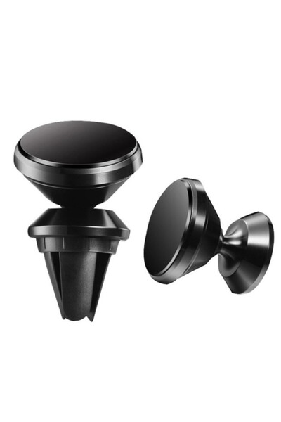 BLACK Suport auto magnetic MyStyle Negru 2 în 1, suport de ventilație/suport ...