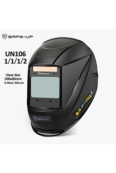 Choice4 قناع لحام UN6K100x60mm1112، خوذة لحام ذاتية التعتيم 100x97 مم، رؤية و...
