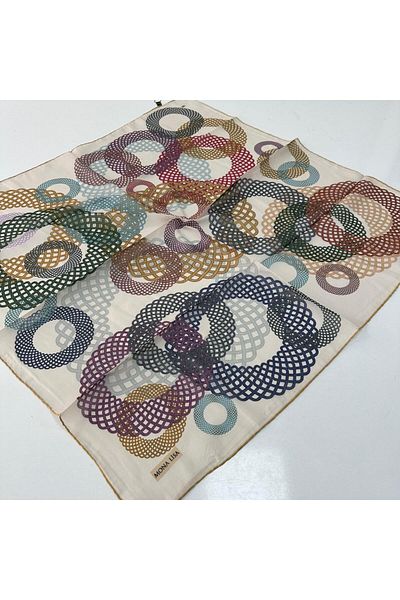 MONA LİSA MİLANO Mona Lisa Soft Cotton Scarf Ldfr4106