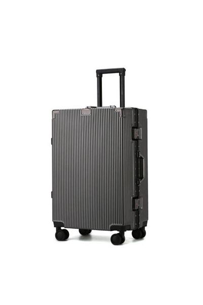 Generic STARGOLD Zipperless PC Hard Side 2-Piece Luggage Set with 360° Wheels & TSA Lock, SG-PC430 Grey