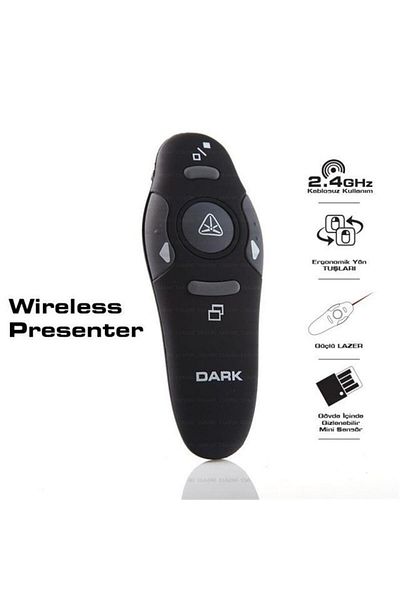 S-LINK Dark Dk-Ac-Wp03, Usb, Wireless Presenter Rf, Presentation