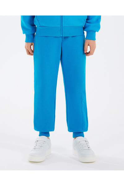 SKECHERS B Essentials Jogger Sweatpant Büyük Erkek Çocuk Mavi Eşofman Altı SK232066-315